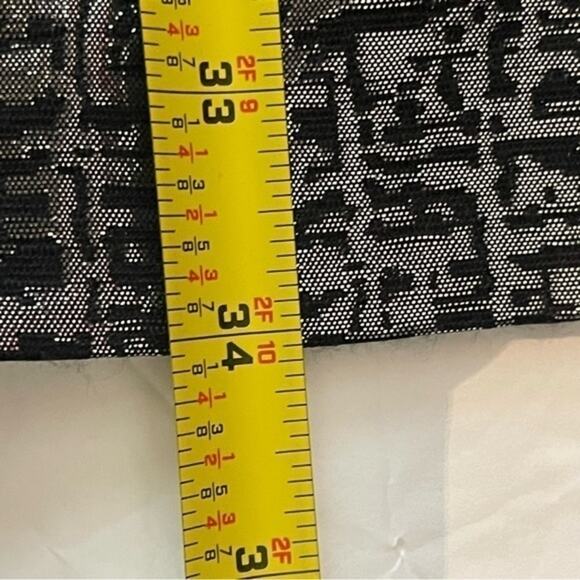 Max And Cleo Black & Metallic Silver WhimsiGoth BabyDoll Chic Dress NWOT Size 2 - Picture 13 of 13